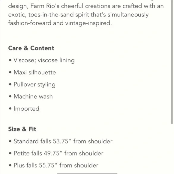 Anthropologie Farm Rio Blue puff sleeve maxi dress size XS - Picture 8 of 16